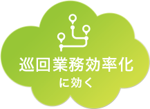 巡回業務効率化に効く